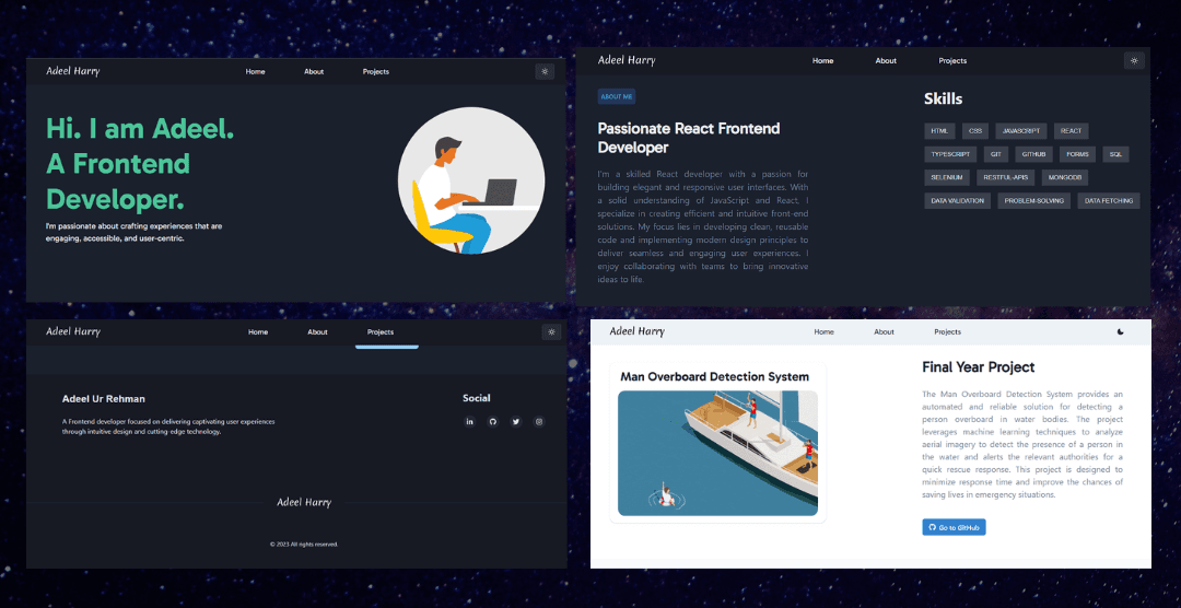 React Portfolio Website